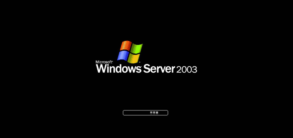 Ladebildschirm Windows Server 2003